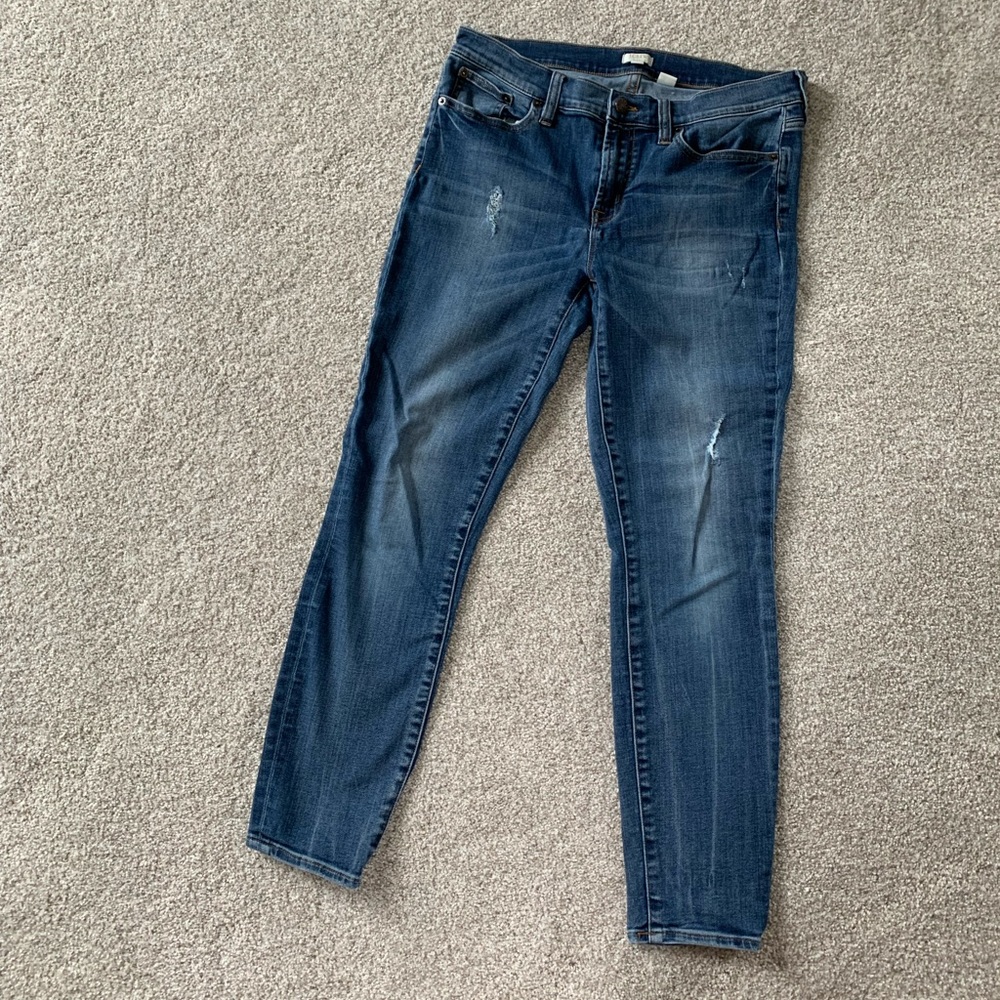 Jcrew skinny light wash jean. EUC!